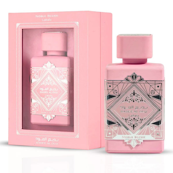 Bade'e Al Oud Glory & Noble Blush Eau de Parfum Sprays 100ml (3.4 oz) by Lattafa (Bundle)