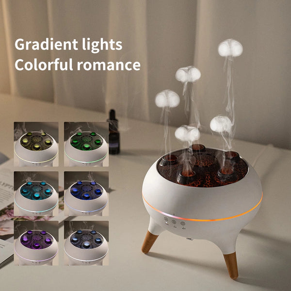 Jellyfish Diffuser, Aroma Diffuser with LED Dynamic Jellyfish