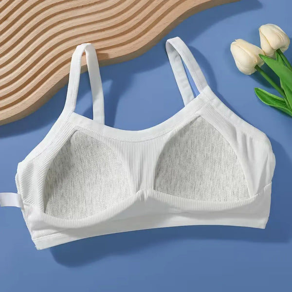 Padded Pack Of 3 Teenage Girls Cotton Training Bra –  Steel-Free Bra, Everyday Comfort
