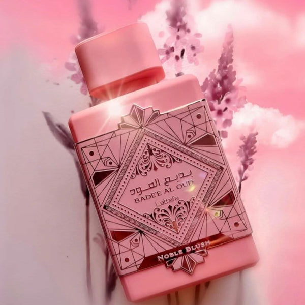 Bade'e Al Oud Glory & Noble Blush Eau de Parfum Sprays 100ml (3.4 oz) by Lattafa (Bundle)