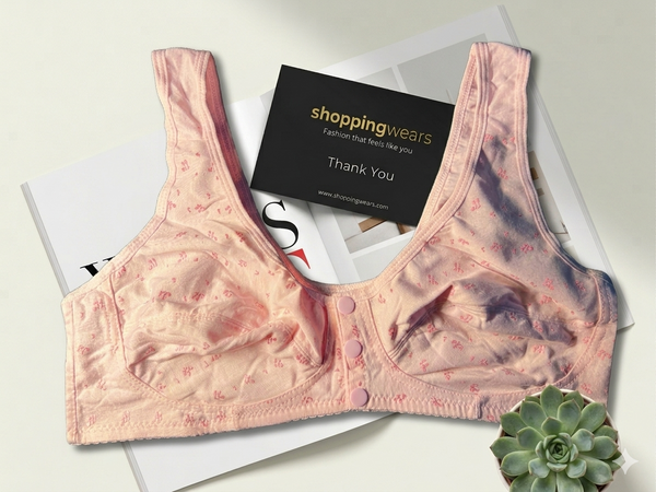 New Front Open Cotton Comfort Bra – Breathable Daily Wear (No Hook Hassle)