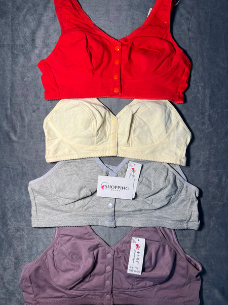 Imported Breathable Front Open Button Bra Summer Season