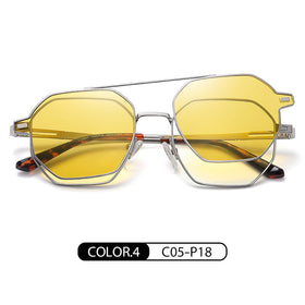 2 in 1 Polarized Magnetic Clips Optical Glasses ( Aluminum Body )
