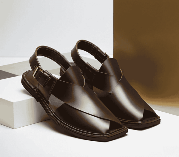 Handmade Mustard Charsadda Chappal with Single Sole
