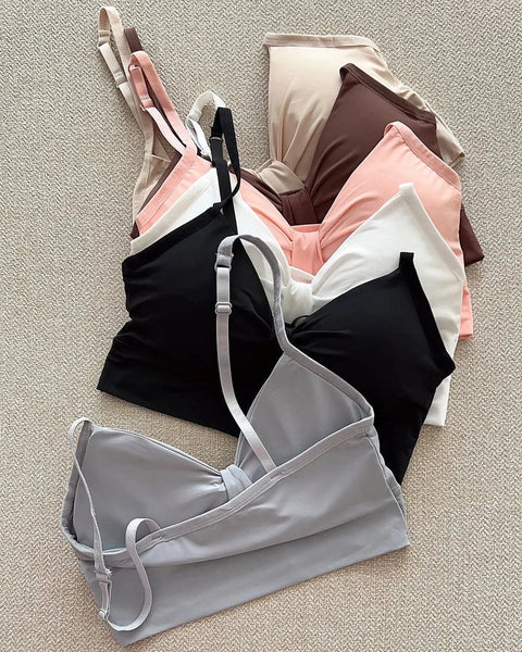 Pack Of 2 Seamless Adjustable Strap Knot Bra (30-36)